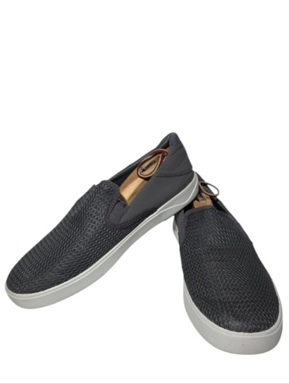 OluKai Men's Slip-On Shoes Size 9 Mesh Gray Comfort Casual Loafers - Picture 2 of 8